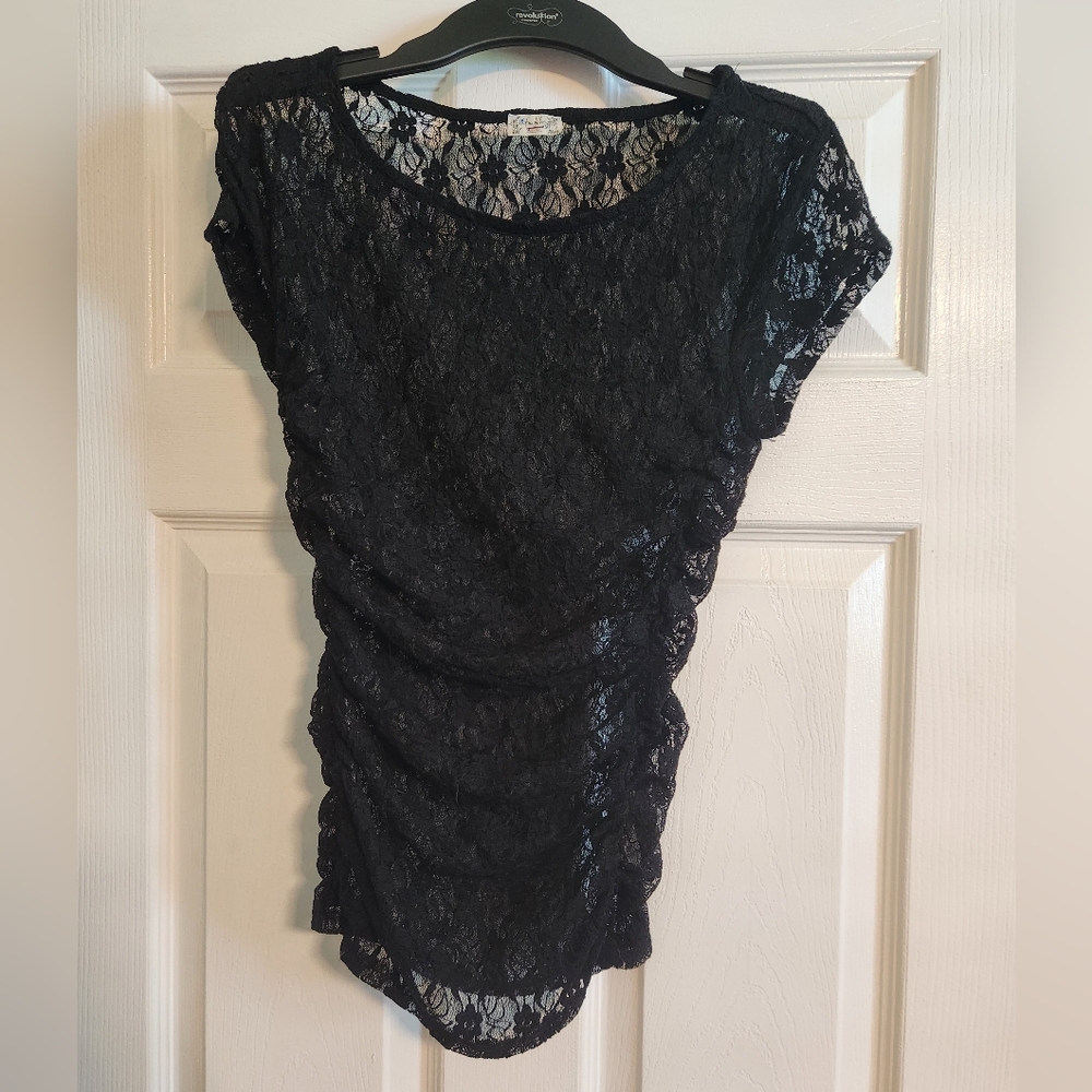 Black Lace Top